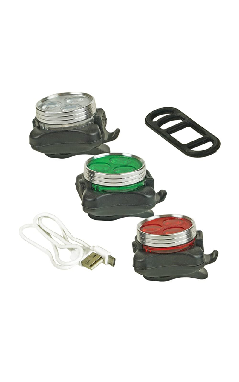 NIXY SUP and Kayak LED Navigation Lights Red, Green and White Safety