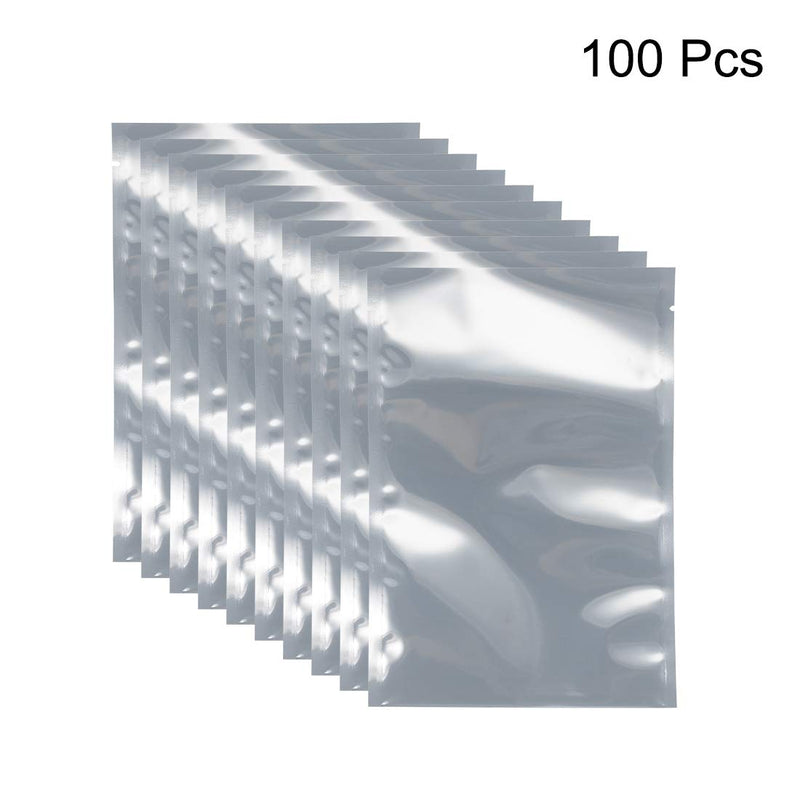 [Australia - AusPower] - uxcell Antistatic Shield Shielding Bag, Flat Open Top Anti Static Bag for Electronic Devices, 5x7 inch(125x180mm), 100 PCS 