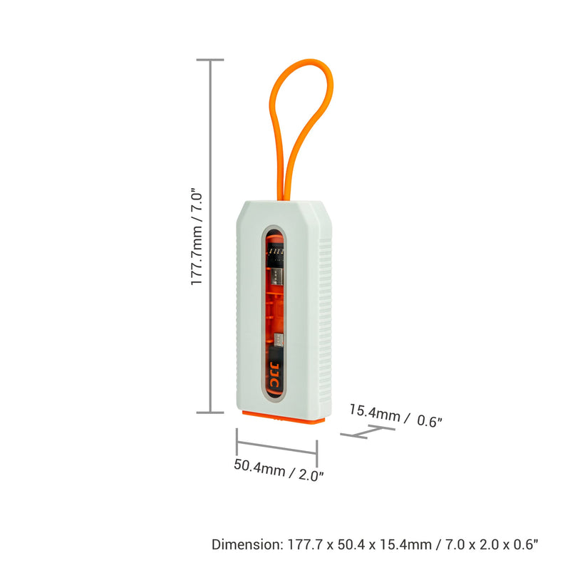 [Australia - AusPower] - JJC Mulit-Functional Type-C Charging & Data Transfer Cable with USB C to Micro USB/USB A/Lightning/USB 3.0 OTG Adapter Converter Kit Compatible with MacBook Pro, iPad, iPhone, Laptop & More 