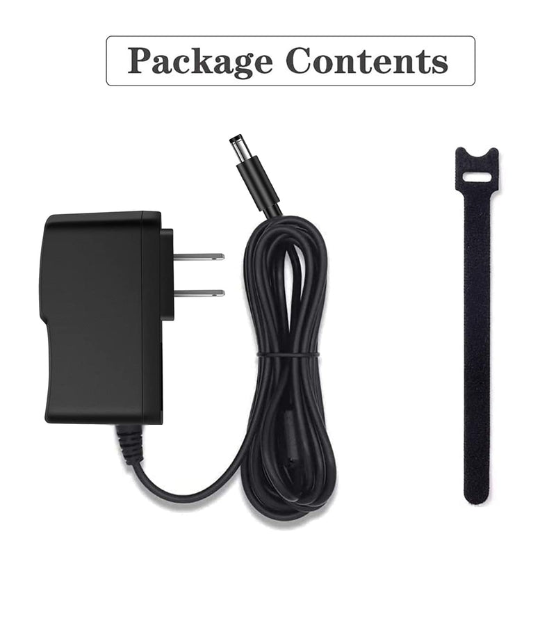 [Australia - AusPower] - 6V 2A 12W AC/DC Adapter, Wall Charger, 5.5mm x 2.1mm & 2.5mm (Center Positive) DC Plug Compatible for 6 Volt 2A 1.5A 1A 800mA 700mA 600mA 500mA 300mA 100mA Equipment Power Supply Cable Cord -8.2ft 