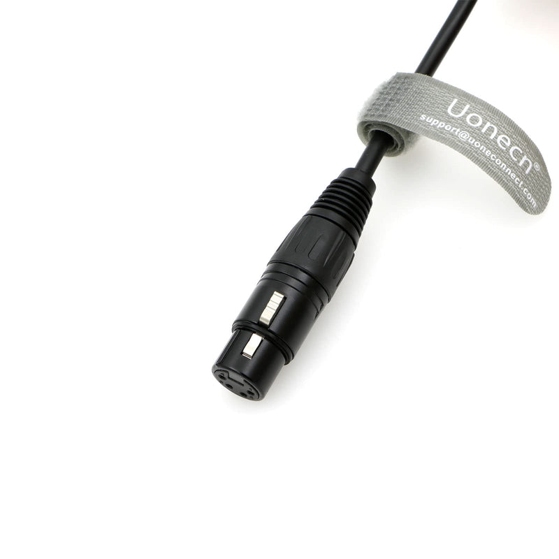 [Australia - AusPower] - Uonecn Practilite 602 DSLR Camcorder Power Cable XLR 4 pin Female to D-tap Male for Sony F55 SXS Camera 