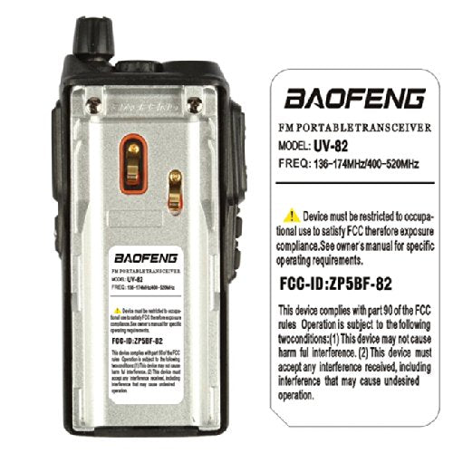 [Australia - AusPower] - BaoFeng UV-82C Dual-Band 136-174/400-520 MHz FM Ham Two-Way Radio, Transceiver, HT with Battery, Earpiece, Antenna, Charger 