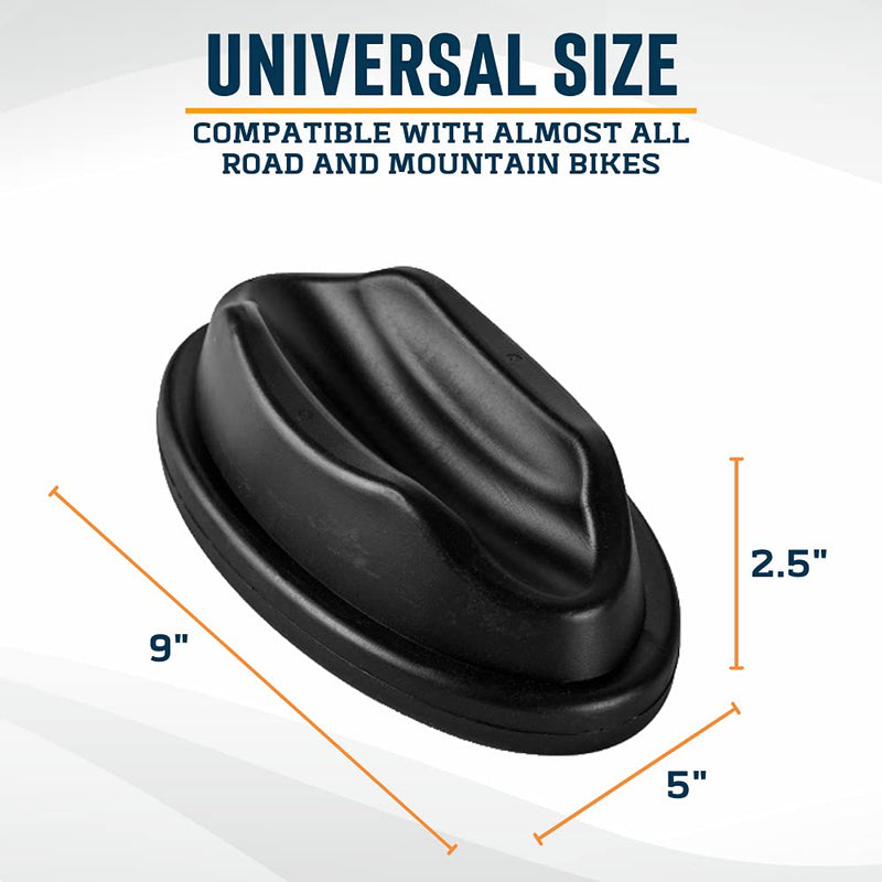 [Australia - AusPower] - Alpcour Bike Front Wheel Riser Trainer Block with Anti-Skid Design – Compatible with Stationary, Mountain and Road Bikes – Natural Riding Position Set -up for Indoor Training 