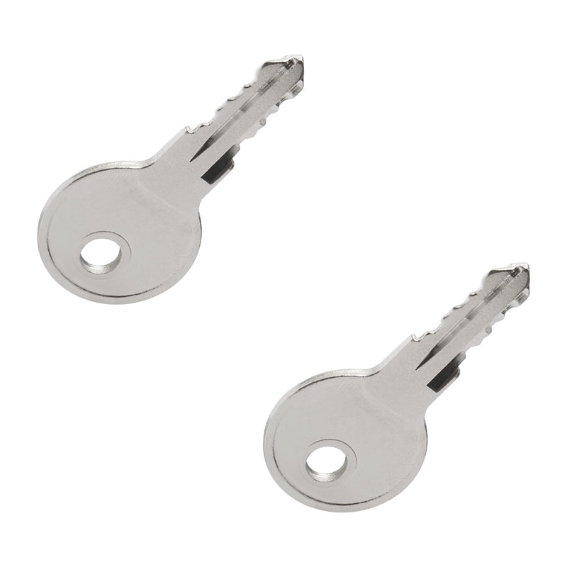 [Australia - AusPower] - J236-A J236 Key,New Door Lock Keys for Most Common Utility, Compartment, and Hatch Locks Used in The RV Industry(Silver - 2 pcs) 