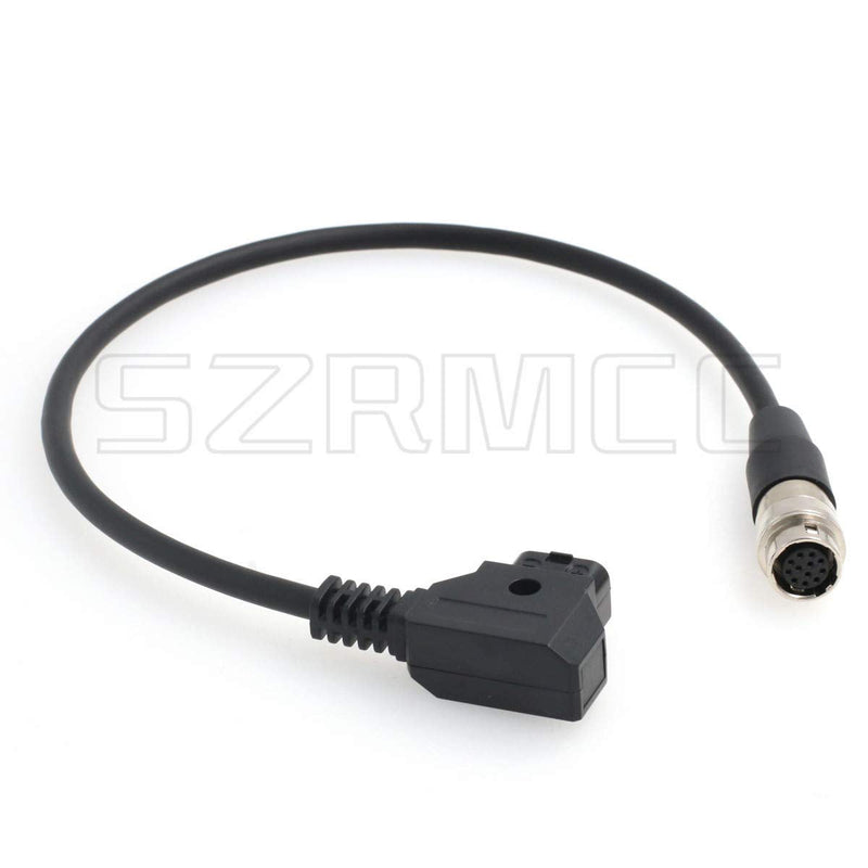 [Australia - AusPower] - SZRMCC D-Tap to 12 Pin Hirose ENG B4 2/3" Lens Power Cable for Canon Fujinon Nikon (Straight Cable) Straight Cable 