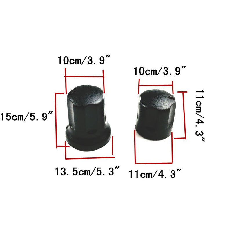 [Australia - AusPower] - Two Way Radio Volume Control knob and Channel Selector Knob Button Cap Replacement Compatible for Motorola GP88 GP300 Walkie Talkie Radio, Pack of 5, Lsgoodcare 