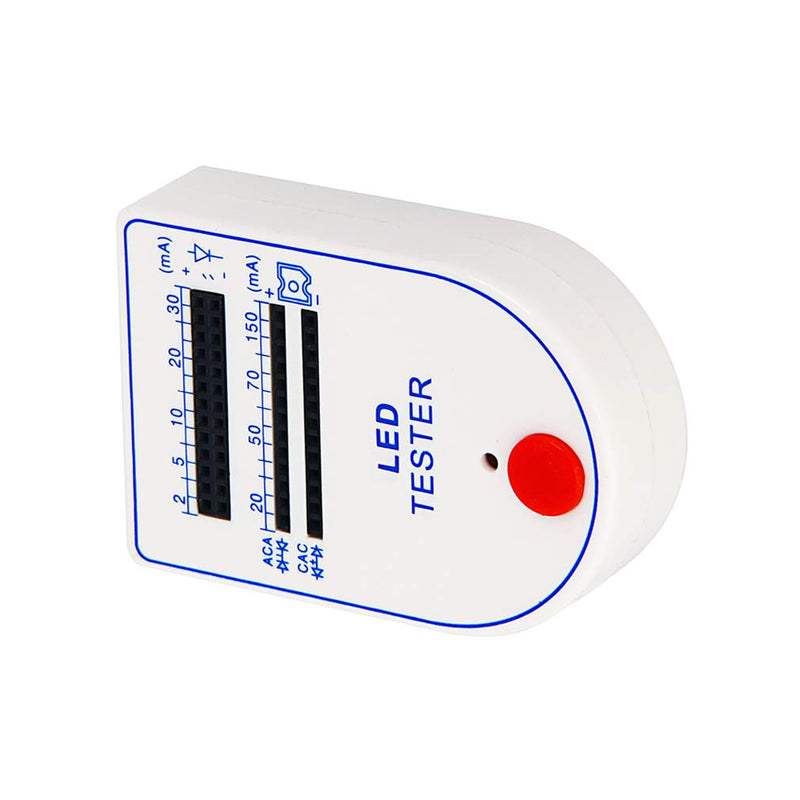 [Australia - AusPower] - HiLetgo 2pcs LED Test Box Tester 2~150mA Mini Handy for Light-Emitting Diode Lamp Bulb Battery Tester Handy Device LED Tester 