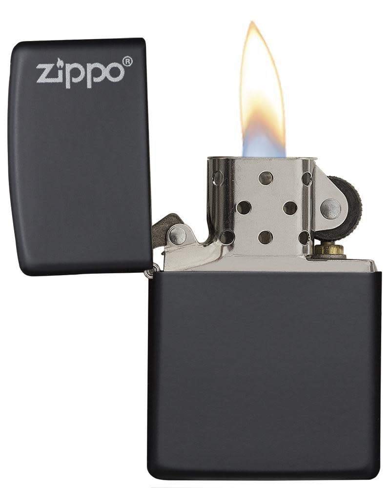 [Australia - AusPower] - Zippo Matte Pocket Lighters Logo Black 