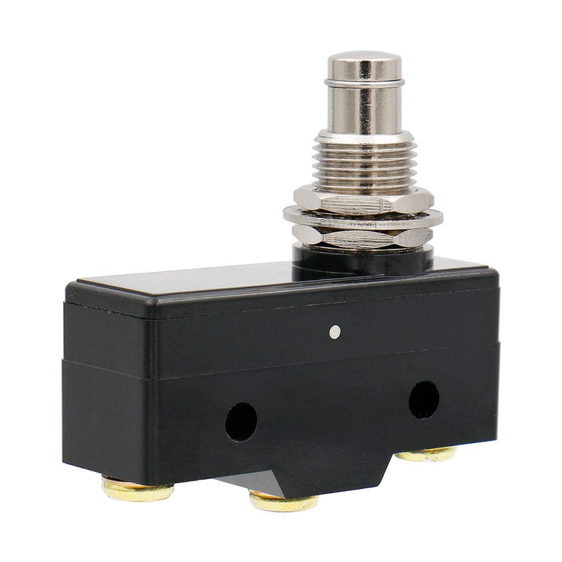 [Australia - AusPower] - Baomain Z-15GQ-B General Purpose Basic Switch, Panel Mount Plunger, Medium OP, Screw Terminal, 0.5mm Contact Gap, 15A Rated Current Pack of 2 