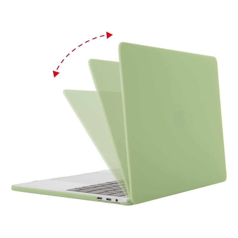 [Australia - AusPower] - MOSISO Compatible with MacBook Pro 13 inch Case 2020-2016 Release A2338 M1 A2289 A2251 A2159 A1989 A1706 A1708, Plastic Hard Shell Case & Keyboard Cover Skin & Wipe Cloth, Avocado Green 