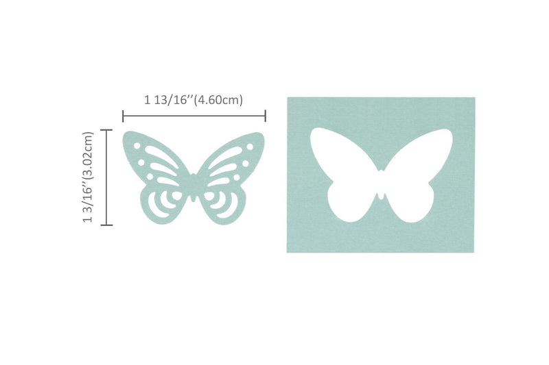 [Australia - AusPower] - Bira Craft 1.5 inch Butterfly Silhouette Craft Lever Punch for Scrapbooking(Butterfly) 