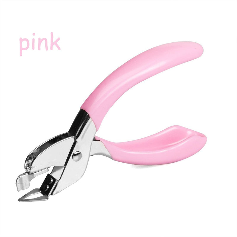 [Australia - AusPower] - Staple Removers Staple Pull Office Staple Removal Tool Hand-held Comfort and Energy Saving, no Damage to Paper(Pink and Blue) 