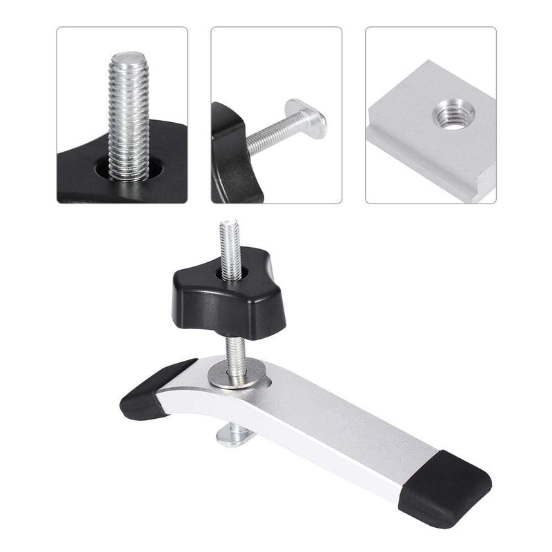 [Australia - AusPower] - T-slot metal quick clamping fixture set or T-slot T-track woodworking tools hexagonal bolts and washers 