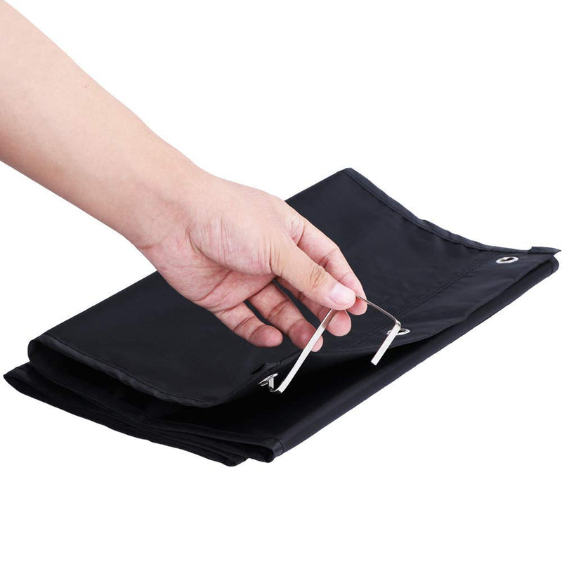 [Australia - AusPower] - Kruideey Premium Hanging Wall File Organizer,Cascading Wall Organizer Best Pocket Chart for Home Organization, School Pocket Chart, Office Bill Filing .Easy Wall Storage Pocket Chart Black (2 Pack) 10 Pocket - 2 Pack(Black) 