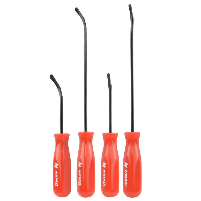 [Australia - AusPower] - NEIKO 20758A O-Ring Pick Set, 4 Piece Automotive Pick Set, Seal Puller Pick and Hook Set for O-Rings O-Ring Seal Remover 4 pcs 