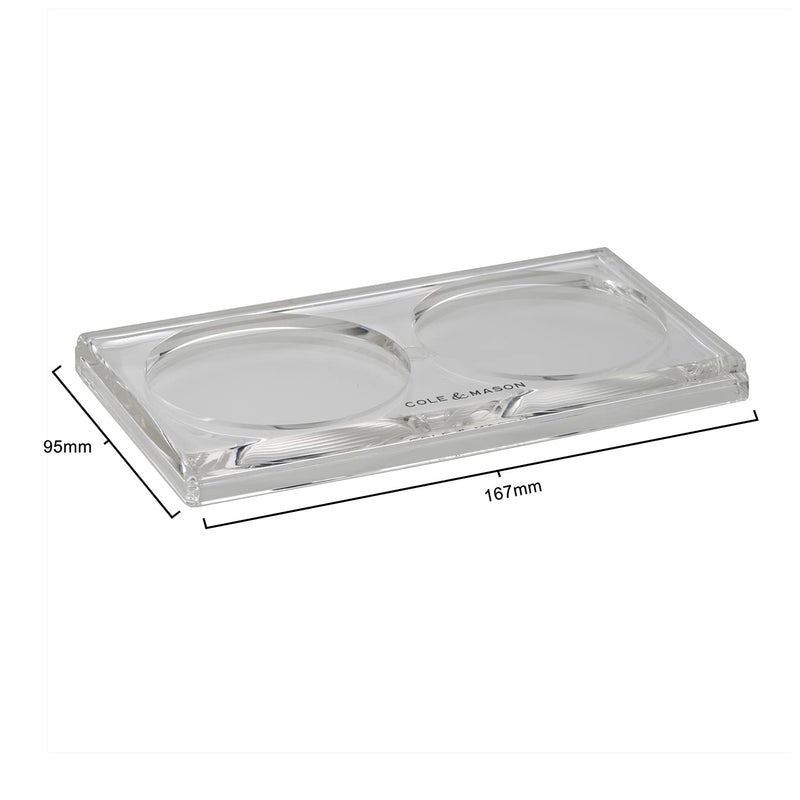 [Australia - AusPower] - Cole & Mason Acrylic Mill Tray - Transparent by Cole & Mason Single 