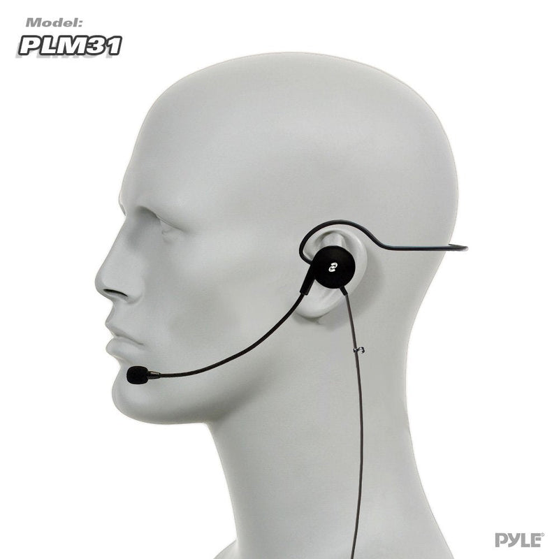 [Australia - AusPower] - Pyle PLM31 Cardioid Condenser Headset Microphone Standard 3.5mm 