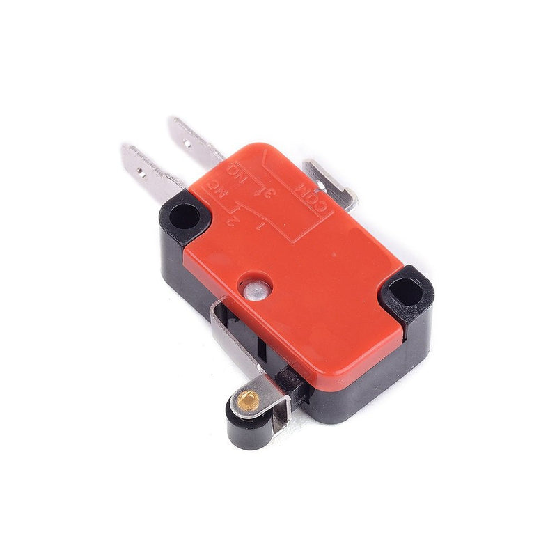 [Australia - AusPower] - Cylewet 6Pcs SPDT V-155-1C25 Micro Limit Switch Short Hinge Roller Lever Arm for Arduino (Pack of 6) CYT1081 