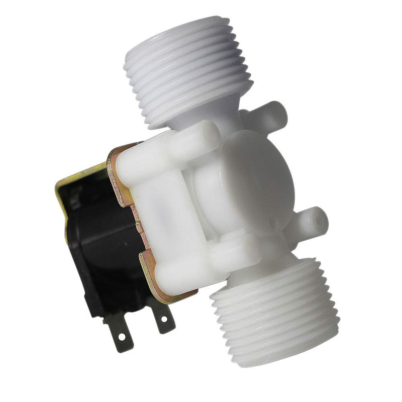 [Australia - AusPower] - Fankerba 3/4" Water Inlet Electric Solenoid Valve DC 12V Normally Closed N/C 0.02 to 0.8mpa - Plastic Two parallel Screw Thread 