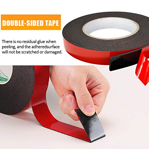 [Australia - AusPower] - PE Foam Double-Sided Adhesive Tape -Outdoor and Indoor Super Strong Foam Tape for Automotive Mounting，Decorative and Trim，Car Trim Tape，Photo Frame (Wide 1.18 in Thick 1/8 in Long 33 Ft) Wide 1 1/5 in Long 33 Ft 