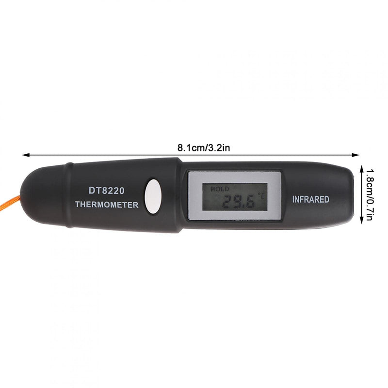 [Australia - AusPower] - Multifunction Non-Contact Mini Infrared Thermometer Ir Temperature Measuring Digital Lcd Display Used In Refrigeration And Household Measuring 