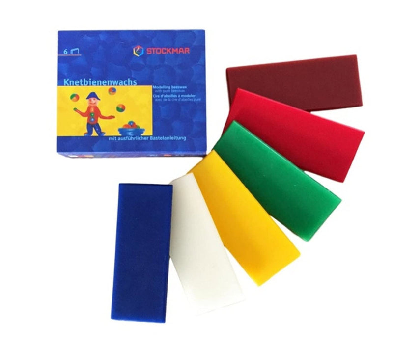 [Australia - AusPower] - Stockmar Decorative Modelling Beeswax - 6 Colors - 100x40 mm 