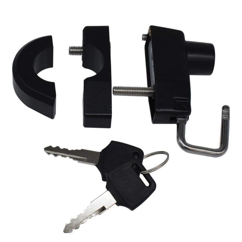 [Australia - AusPower] - 1" Universal Motorcycle Parts Helmet Lock Anti-Theft Security Aluminum Alloy Locks With 2 Keys for Harley Davidson Sportster XL 883 1200 