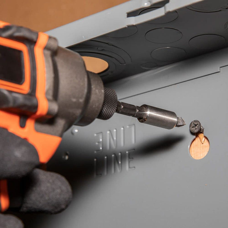 [Australia - AusPower] - Klein Tools 32308 Multi-bit Stubby Screwdriver, Impact Rated 8-in-1 Adjustable Magnetic Tool with Phillips, Slotted, Square and Nut Driver 8-in-1 Stubby 