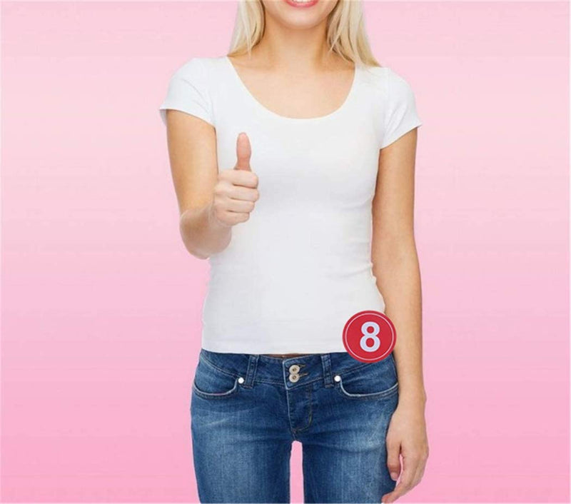 [Australia - AusPower] - Zzooi 10PCS Participants Tag Numbers Player Label Number with Safety Pin 1 to 10 9.5CM/3.7" 