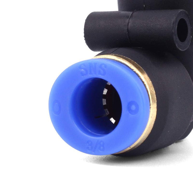 [Australia - AusPower] - SNS SPV-1/2 1/2" Tube OD Union Elbow Plastic Push to Quick Connect Tube Fitting(10 PCS) 