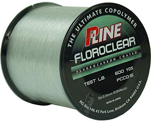 [Australia - AusPower] - P-Line Floroclear Clear Fishing Line 400-600 YD Spool 4-Pound 