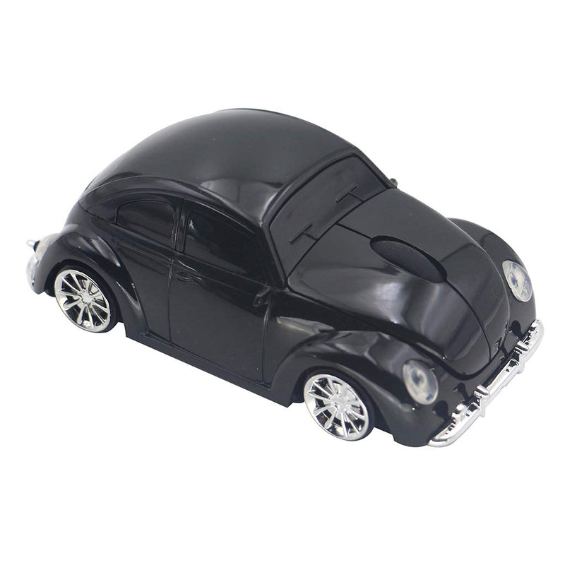 [Australia - AusPower] - Aikchi Wireless Sports Car Mouse, 3D Optical Mouse for Desktop Laptop PC, Computer Mice for JKC (Black) Black 
