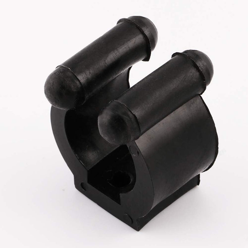 [Australia - AusPower] - Very Big Size 24 PCS Billiards Snooker Cue Locating Clip Holder Regular Fishing Rod Storage Clips Black for Pool Cue Racks,Holding Hole Size 2.3cm/0.95", Or usesd for Fishing Rod Storage Rack 