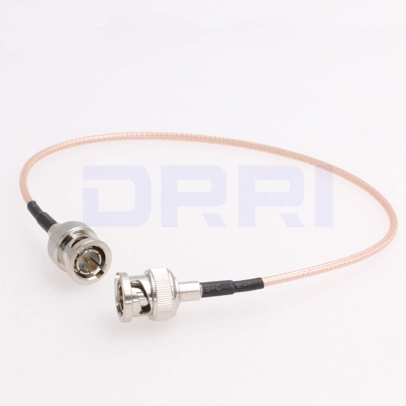 [Australia - AusPower] - DRRI BNC Male to BNC Male 3G HD SDI 4K Video Coax Cable for FS5 to Atomos Shogun Inferno (30CM) 30CM 