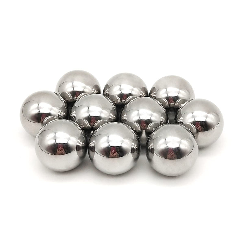 [Australia - AusPower] - 1inch 10pcs Chrome Steel Ball Bearing,Paracord Monkey fist Center Steel Ball G25 