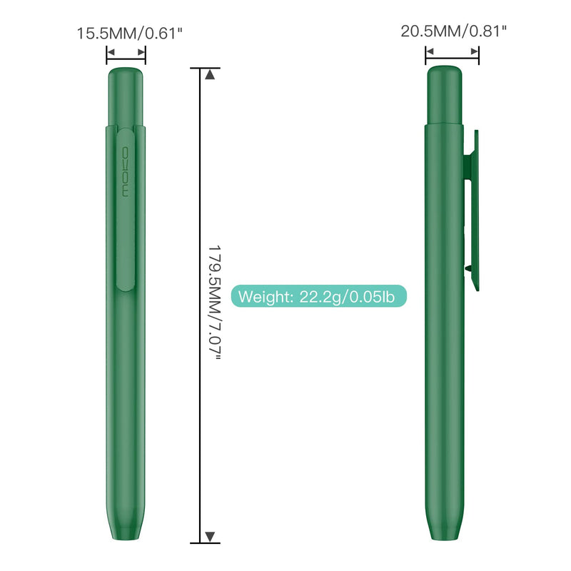 [Australia - AusPower] - MoKo Holder Case Fit Apple Pencil 1st Gen, Retractable Tip Cap Fit New iPad 10th Gen 2022, iPad 9th Gen 2021, iPad 8th Gen 2020 iPad 6th 9.7 2018, iPad Mini 5th Gen Pencil Sleeve, Midnight Green 