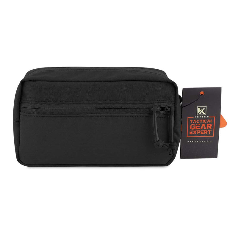 [Australia - AusPower] - KRYDEX Tactical Drop Pouch Sub Abdominal Carrying Kit Bag for Tactical Vest Chest Rig Black 