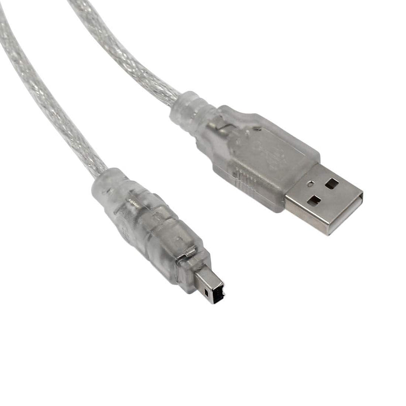 [Australia - AusPower] - Augiimor 3.8FT 4 Pin USB Male to Firewire IEEE Cable FireWire IEEE 1394 Cable/iLink FireWire Cable Cord 