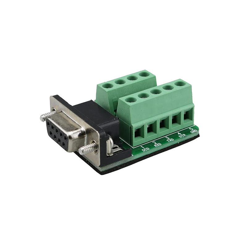 [Australia - AusPower] - Avanexpress DB9 Breakout Connector RS232 Serial 9 Pin Connector Db9 Terminal Female with Screw 