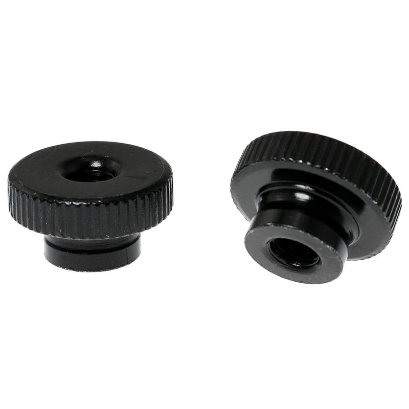 [Australia - AusPower] - Knurled Thumb Nut DZS ELEC 10PCS M6 Black Round Knobs Hand Nuts 