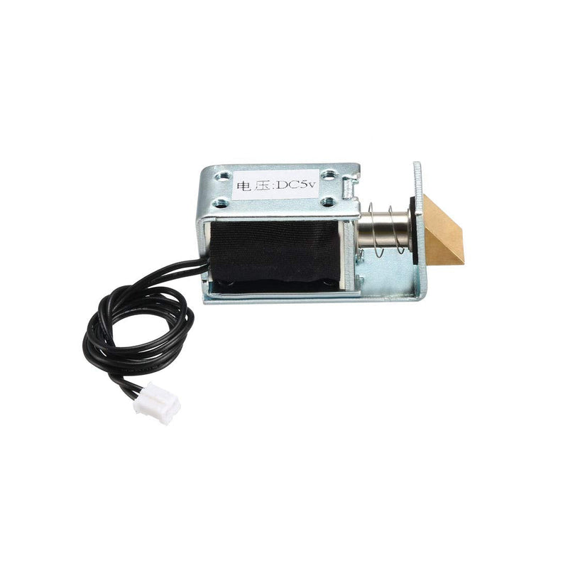 [Australia - AusPower] - uxcell DC5V Push Type Electromagnetic Solenoid Lock, Open Frame, for Electirc Door Lock 