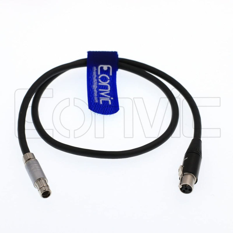 [Australia - AusPower] - Eonvic Fischer RS 3 Pin to Mini 4pin XLR Female Power Cable for Tilta to TVlogic Monitor 