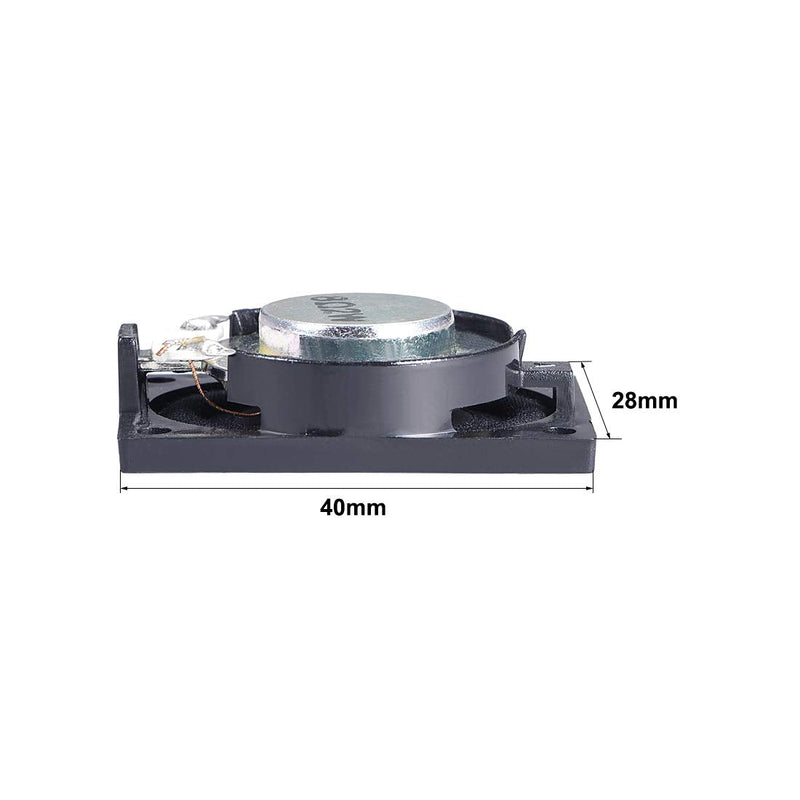 [Australia - AusPower] - uxcell 2W 8 Ohm DIY Speaker Replacement Loudspeaker 28mmx40mm 2pcs 