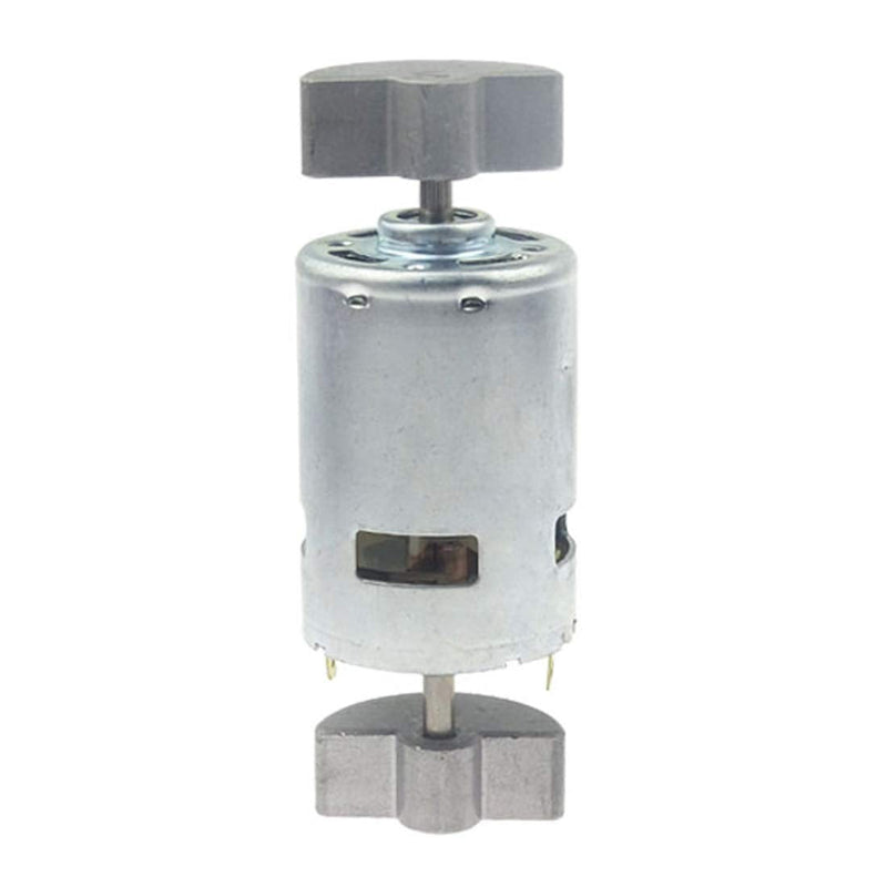 [Australia - AusPower] - BestTong DC 12V-24V 8000RPM 775 Brushed Vibration Motor DOUBLE-HEAD High Torque Electric Vibrating Motors with 2 Iron Rotating Mass 