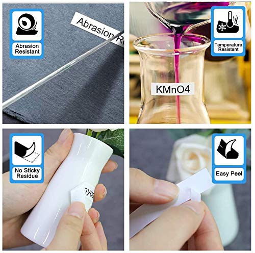 [Australia - AusPower] - Anycolor Compatible Label Refill Replacement for Dymo D1 45013 S0720530 Label Tape 1/2 Inch x 23 Ft Black on White for DYMO LabelManager 160 280 360D 420P 210D 450D PnP, 5-Pack 