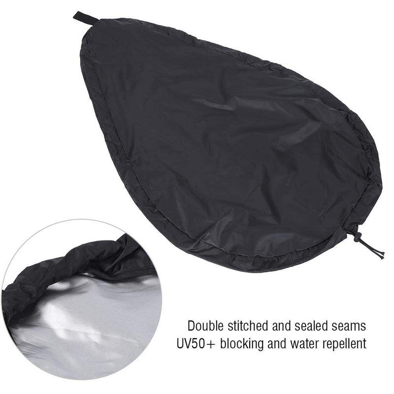 [Australia - AusPower] - Tbest Kayak Cockpit Cover,Universal Fit Blocking Canoe Storage Dust Sunblock Cover Kayak Cockpit Protector for Fishing Boat, Hobie Pro Angler, Rowing Shell & Paddle Board X-Small 