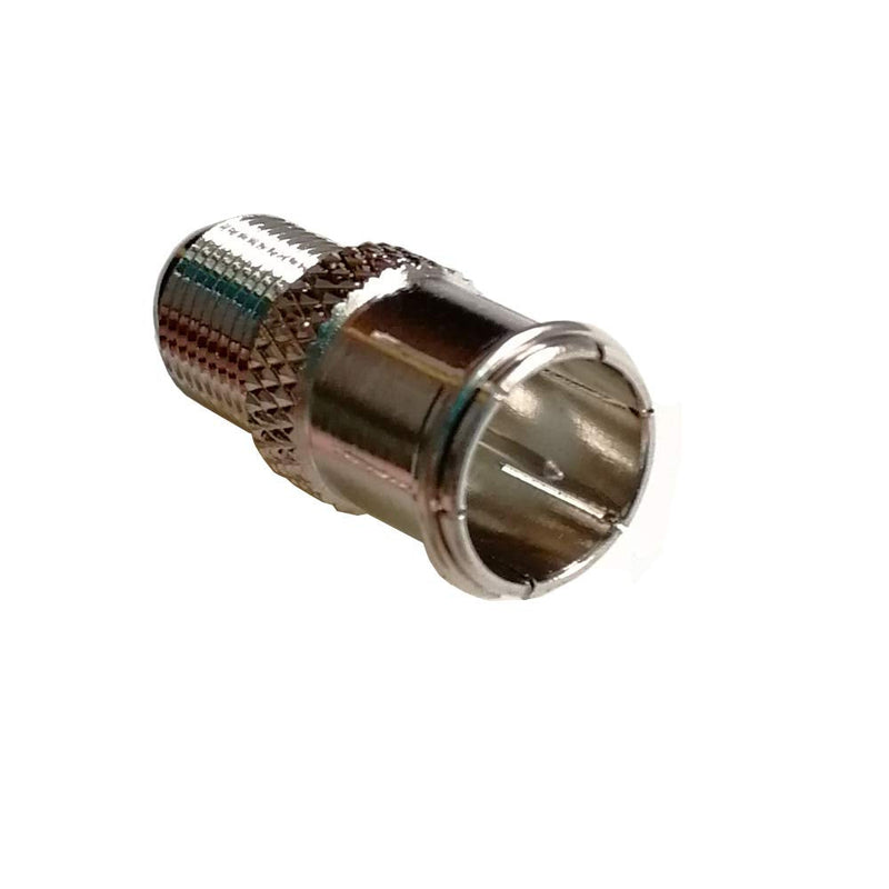 [Australia - AusPower] - Lala Smill Right Angle Push on Coax Cable Connectors F-Type Female to F-Pin Male Quick Plug Adapter RG6 Coaxial Cable Connector 9 pcs 