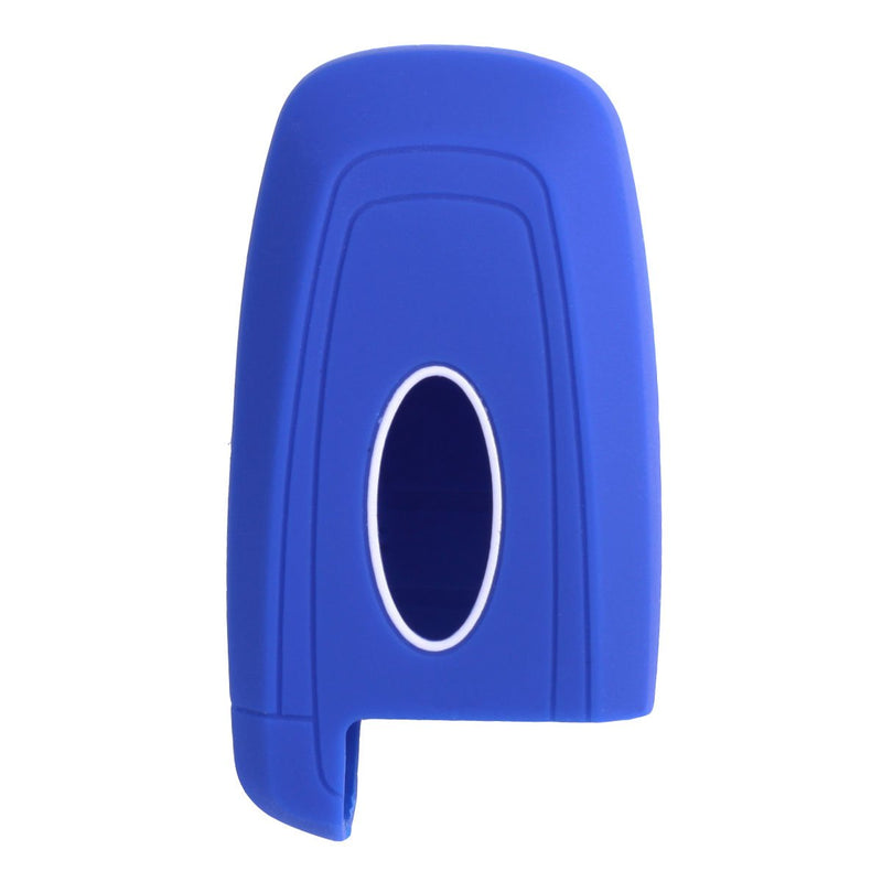 [Australia - AusPower] - XUHANG Sillicone key fob Skin key Cover Remote Case Protector Shell for 2017 2018 2019 2020 Fusion Smart Remote blue 