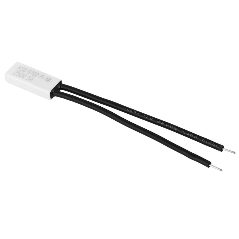 [Australia - AusPower] - 10pcs KSD9700 Overheat Protector Temperature Control Switch Bimetallic Patch Probe 250V 5A(45℃) 