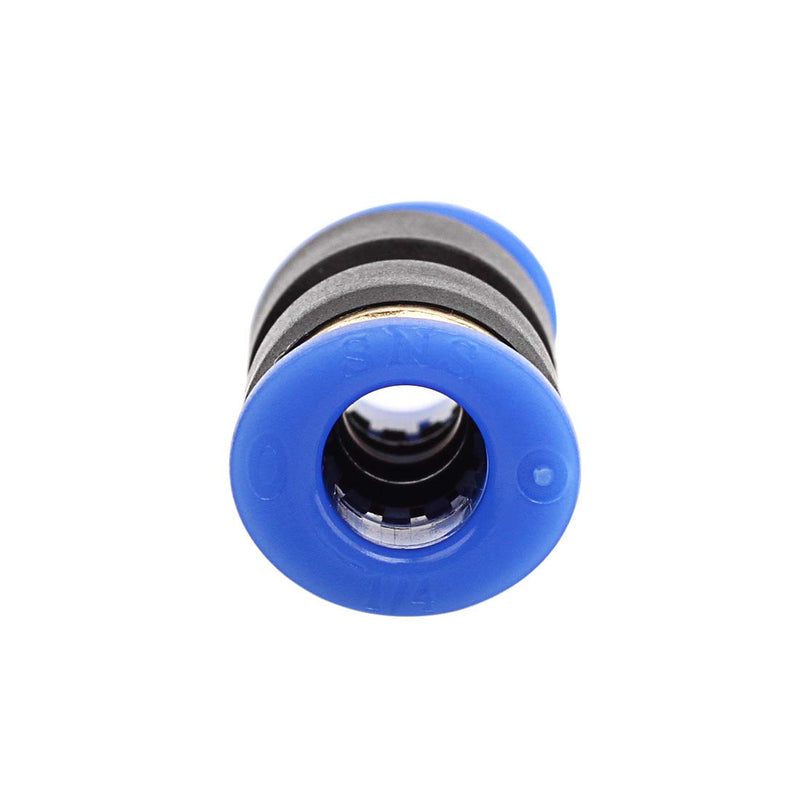 [Australia - AusPower] - SNS SPU-1/4 1/4" Tube OD Plastic Straight Union Pipe Tube Fitting Straight Pneumatic Connector(10 PCS) 